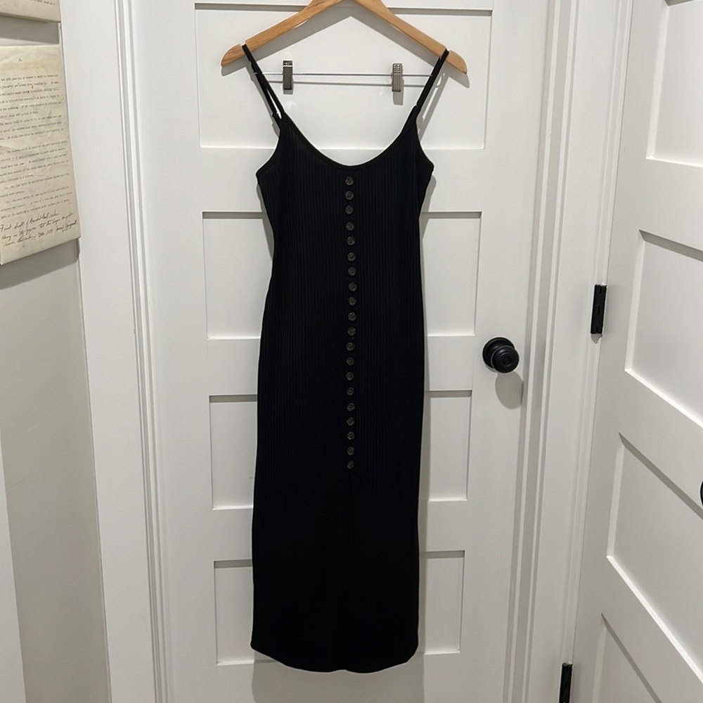 Red Dress Boutique Black Button-Down Dress